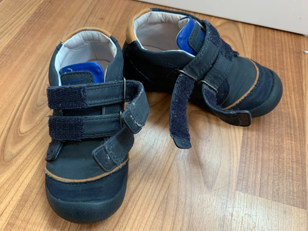 Chaussures infantil com velcro Vertbaudet azul marinho T25 – photo 2
